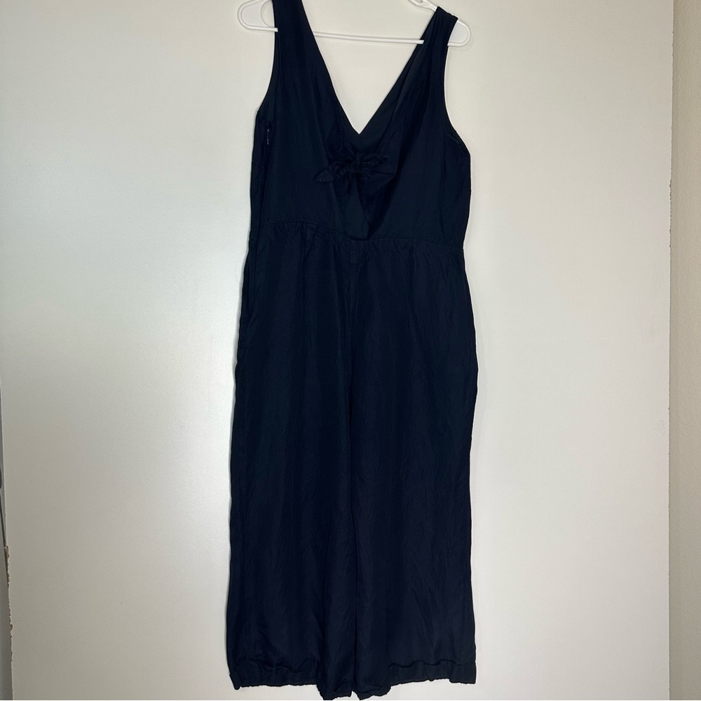 Banana Republic jumpsuit back tie linen blend - Picture 16 of 16